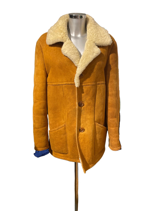 ♻️ Vintage Alexander Skinn jakke med pels og semsket skinn. Brun jakke str 50. Tilstand: Veldig god – ingen hull, flekker eller synlig slitasje