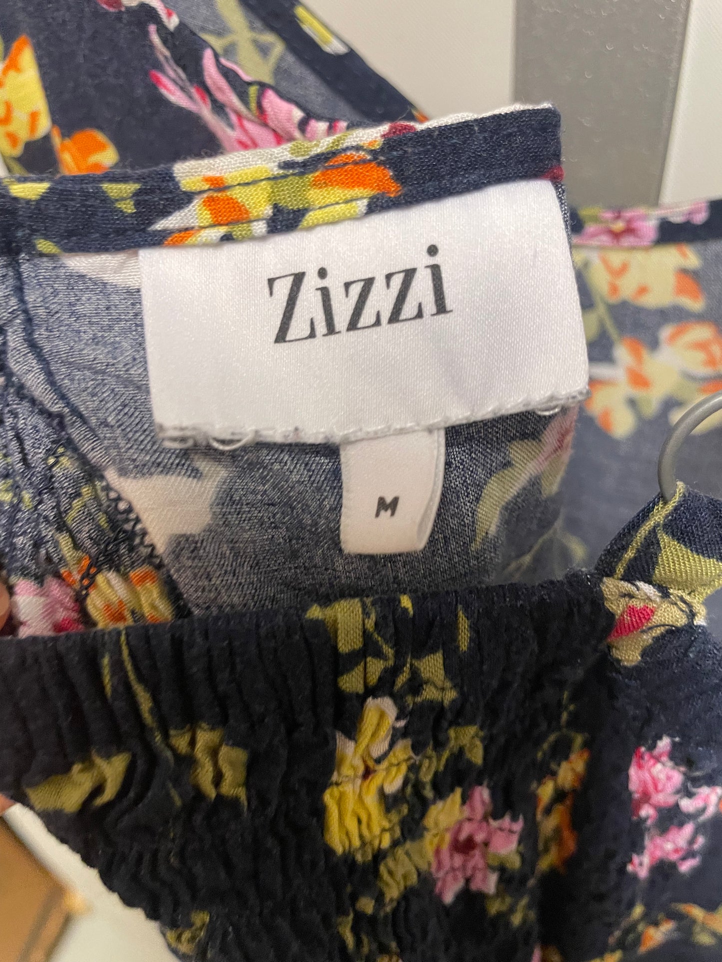 ♻️blomstrete singlet fra Zizzi plussize strl M