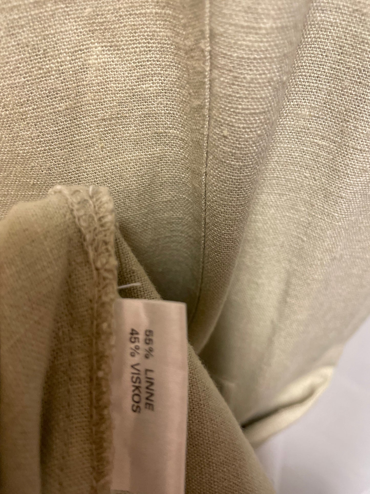 ♻️Lang beige Linkjole strl M
