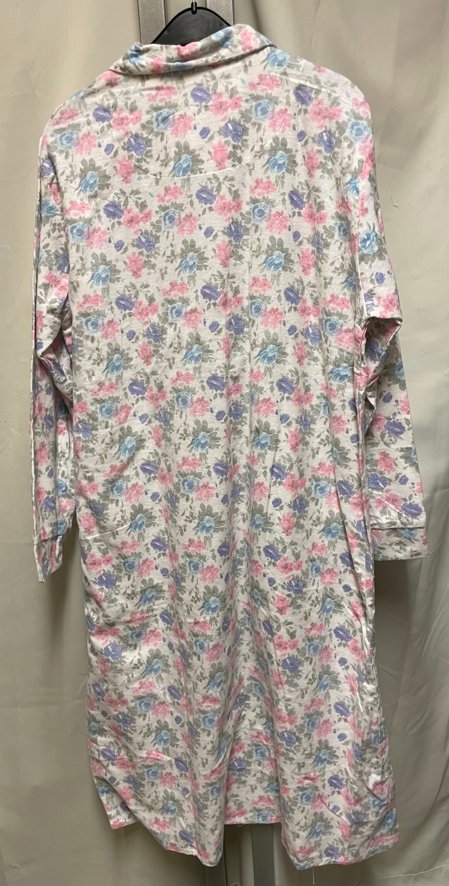 🆕 Nattkjole blomstrete 100% bomull str 44