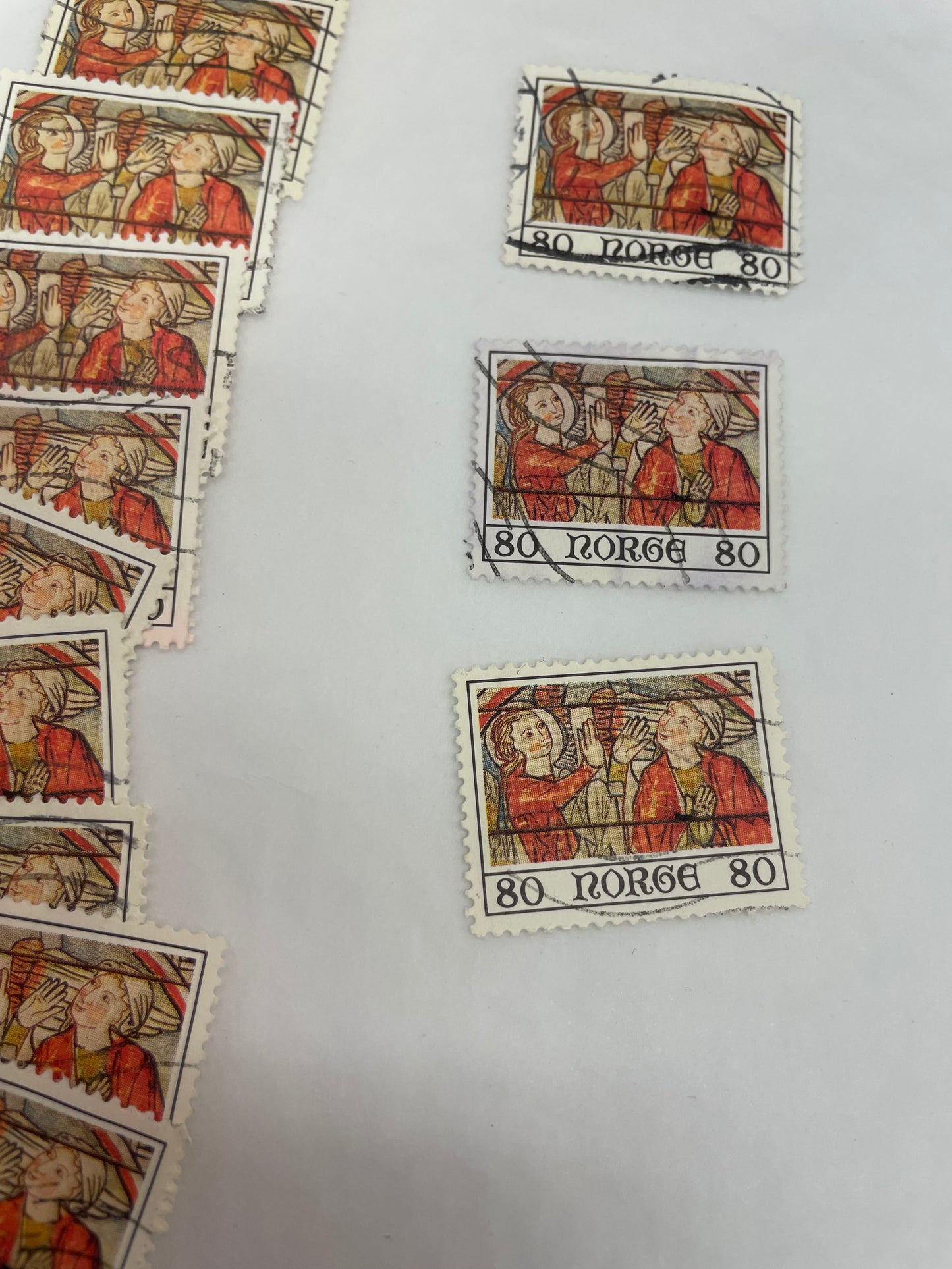 Norge 80-øre selges pr stk