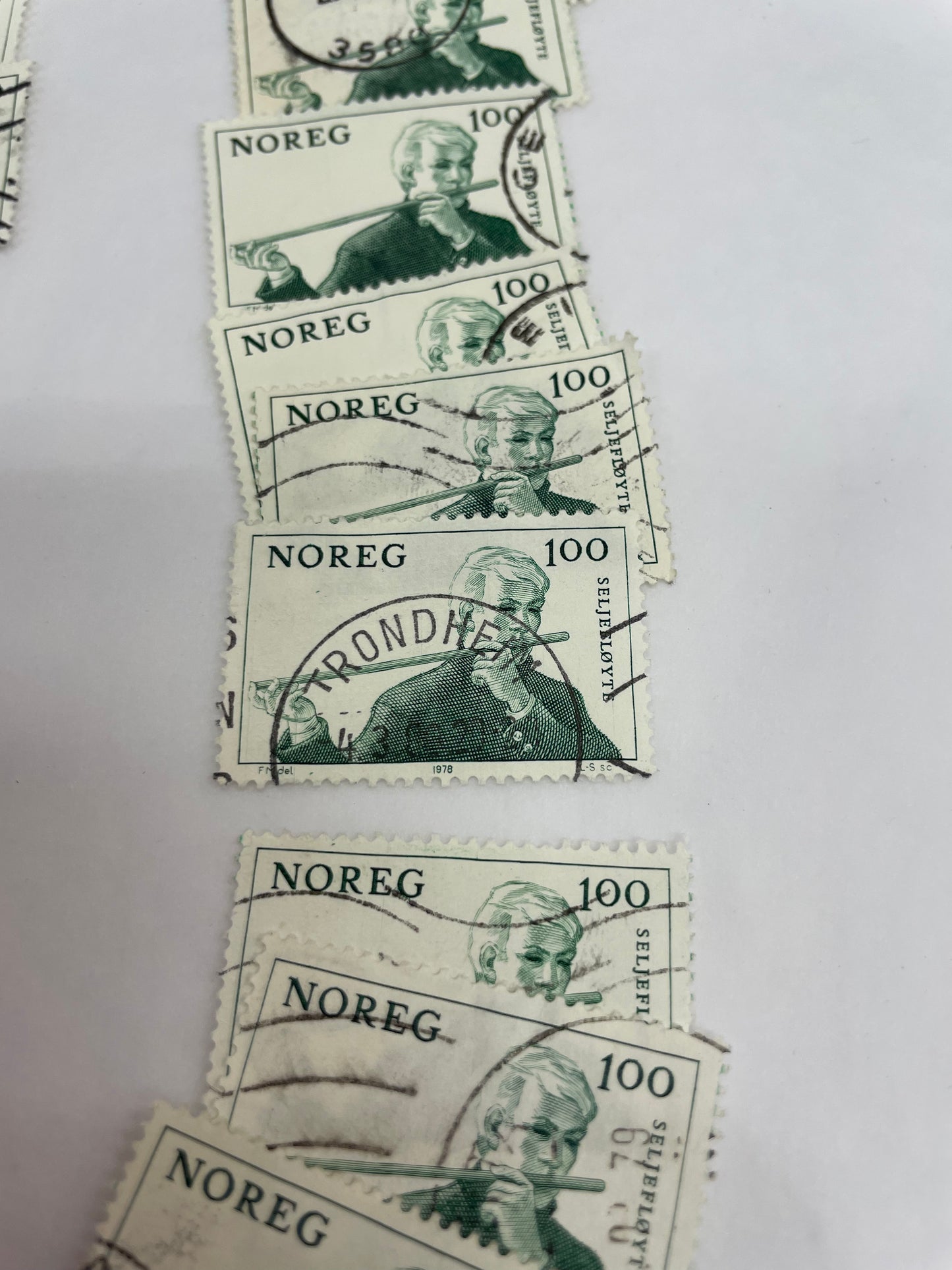 Norge Noreg seljefløyte 100 øre selges pr stk