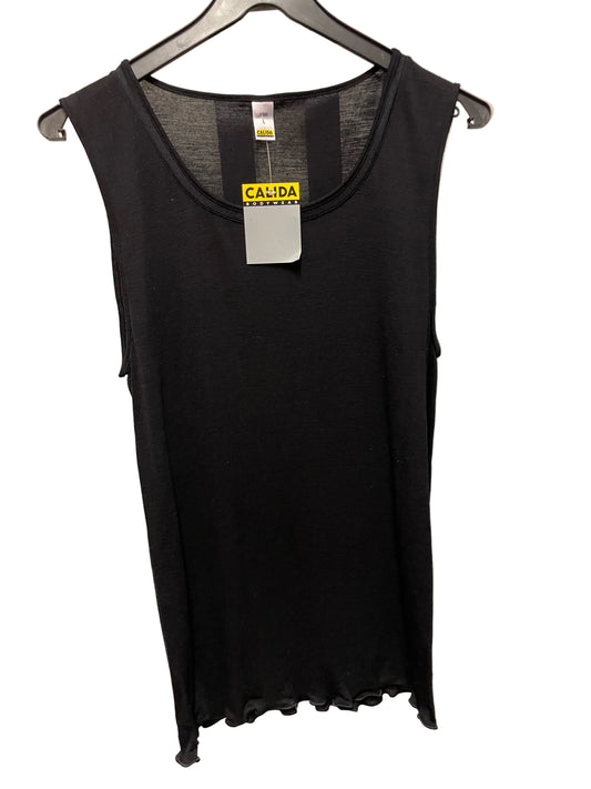 🆕 Svart singlet fra calida, ull, strl L