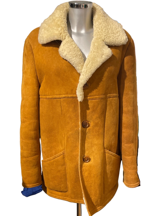 ♻️ Vintage Alexander Skinn jakke med pels og semsket skinn. Brun jakke str 50. Tilstand: Veldig god – ingen hull, flekker eller synlig slitasje