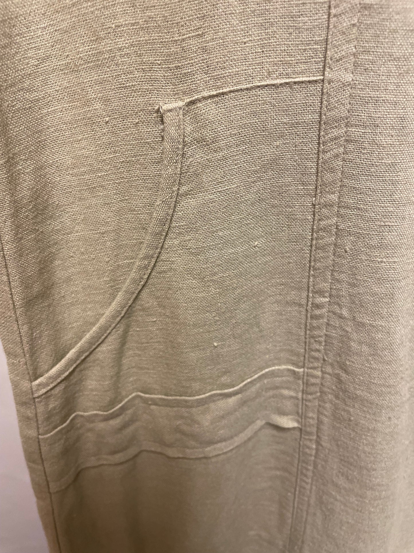 ♻️Lang beige Linkjole strl M
