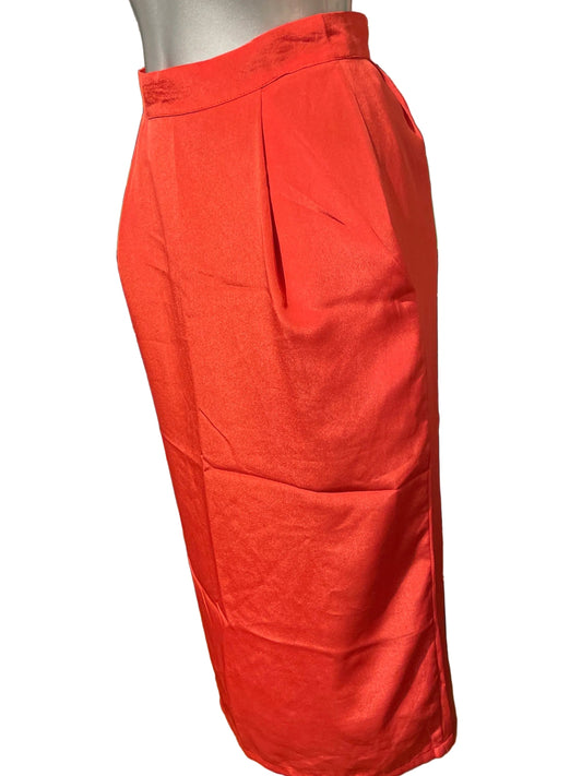 🆕Nytt rødt Vintage skjørt- str 36. Ubrukt fra nedlagt butikk!