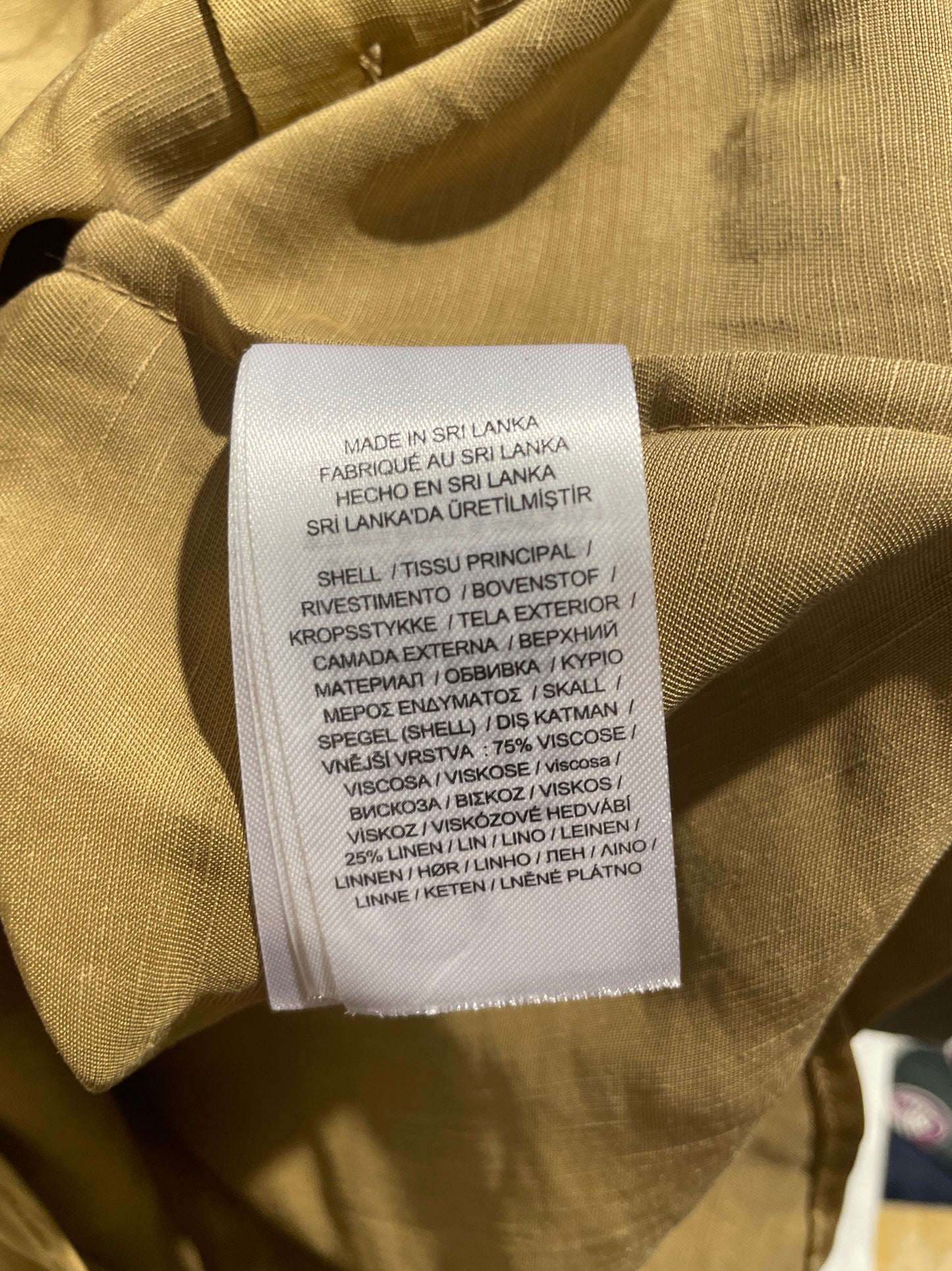 ♻️Second Hand Ralph Lauren bluse skjorte i brun skimmer. Str S. Tilstand;Veldig god, ingen hull, flekker eller synlig slitasje