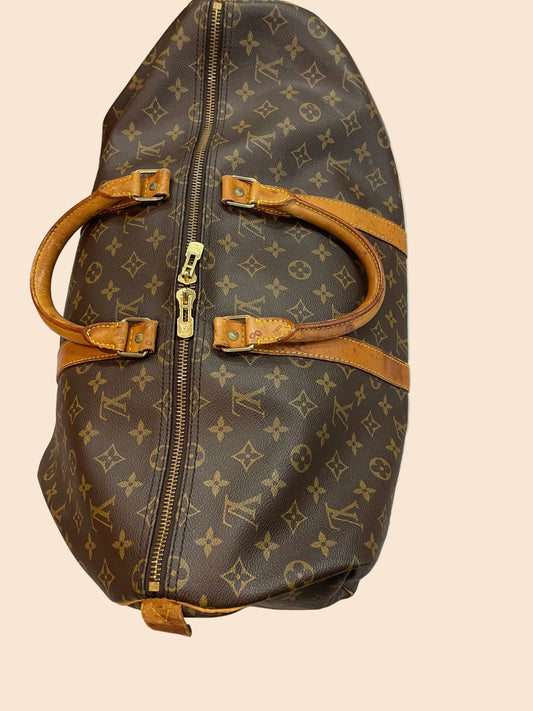 ♻️Vintage Louis Vuitton Keepall 50- følger med autentitetsbevis og livstidsgaranti på ekte vare!