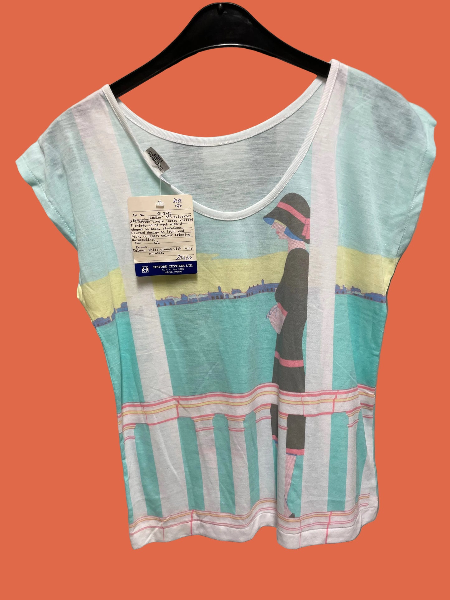 🆕 Vintage topp fra nedlagt butikk ca strl M