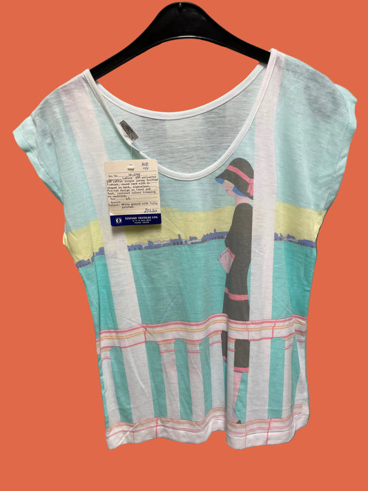 🆕 Vintage topp fra nedlagt butikk ca strl M