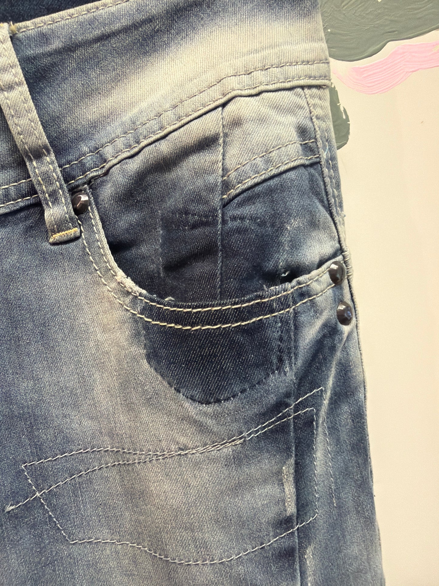 ♻️Vintage jeans Y2K low waist. Strl M. Tilstand: fin, ingen hull, flekker eller nupper