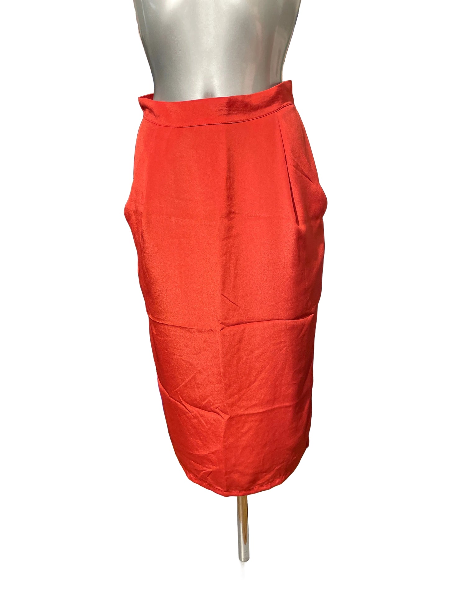 🆕Nytt rødt Vintage skjørt- str 36. Ubrukt fra nedlagt butikk!