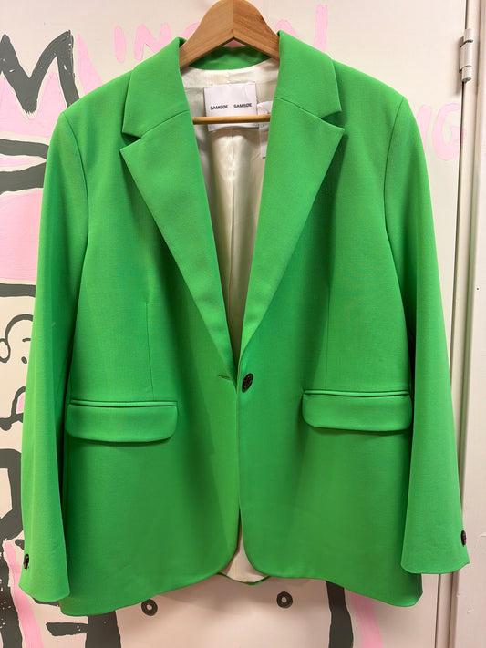 Samsøe Samsøe blazer i strl xs (oversized) grønn