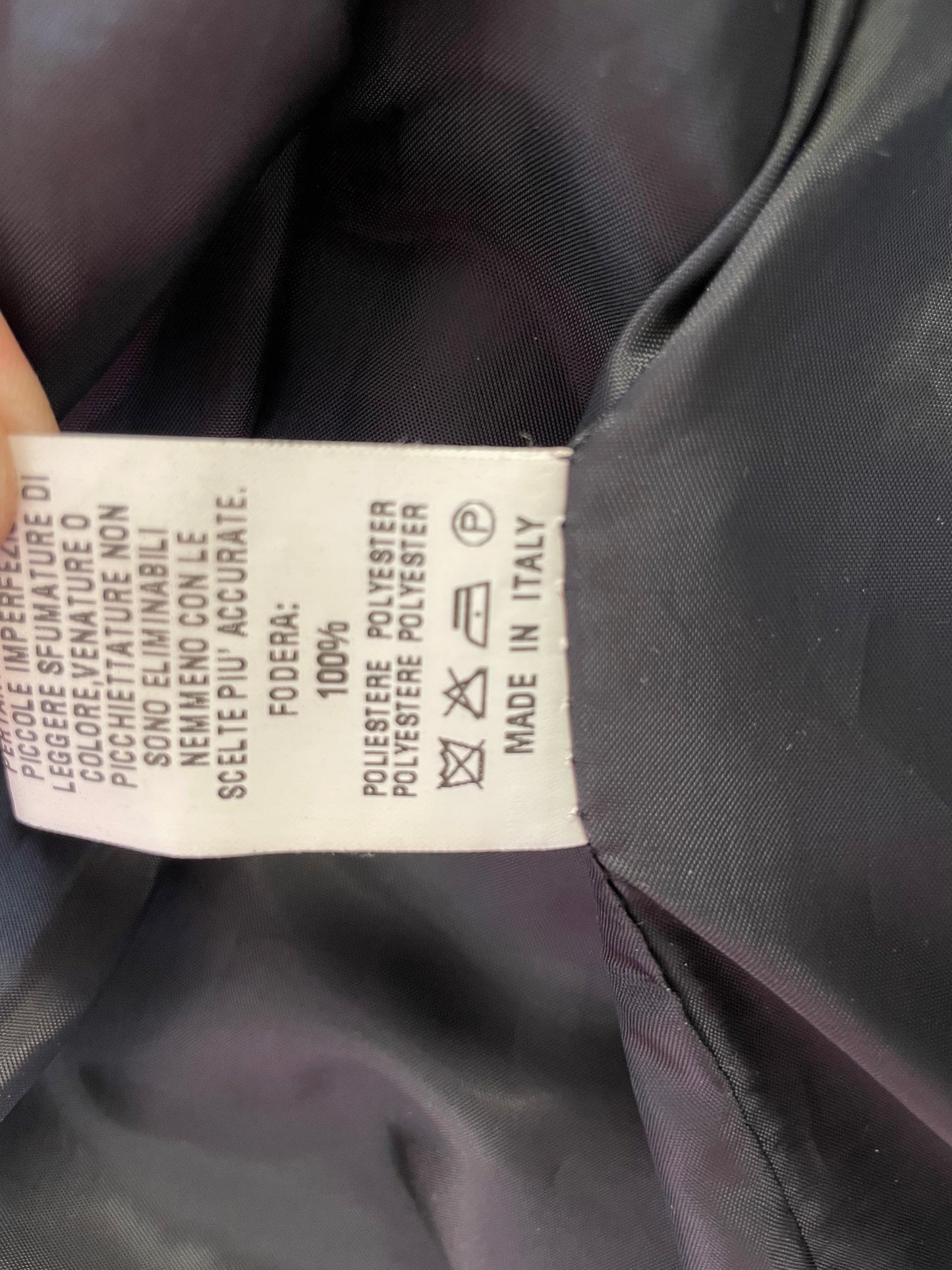 ♻️Svart Italiensk skinnjakke fra Vera Pelle Strl 42(liten)