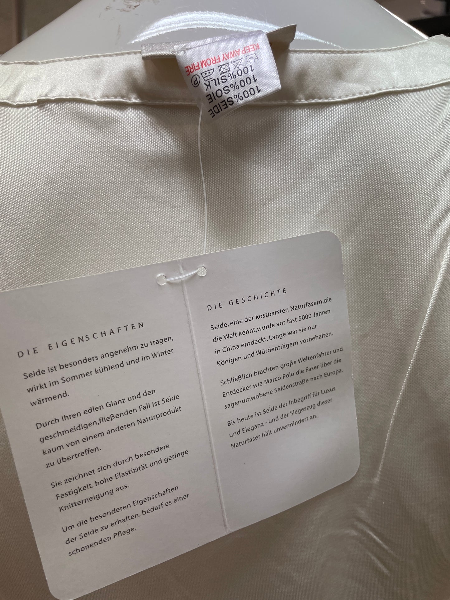 🆕Ubrukt Overdel 100% silke str 36,44 og 46. Tilstand: Ny, med merkelappen på!