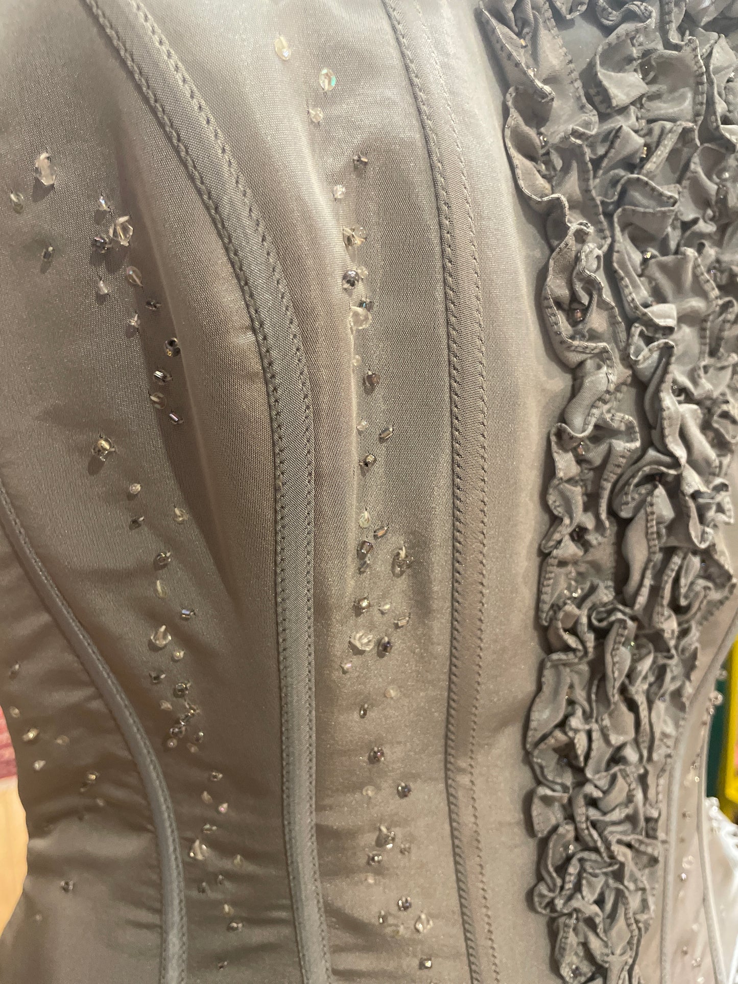 🆕Kun 1! Ubrukt Fransk vintage gallakjole str 42- Tilstand: Ny, med merkelappen på!