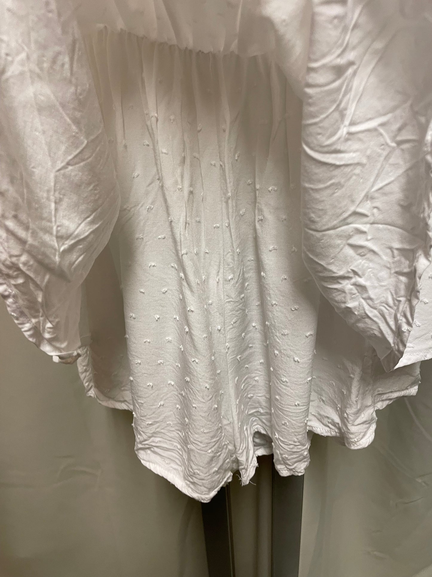 ♻️ Hvit kort kjole/shorts str S