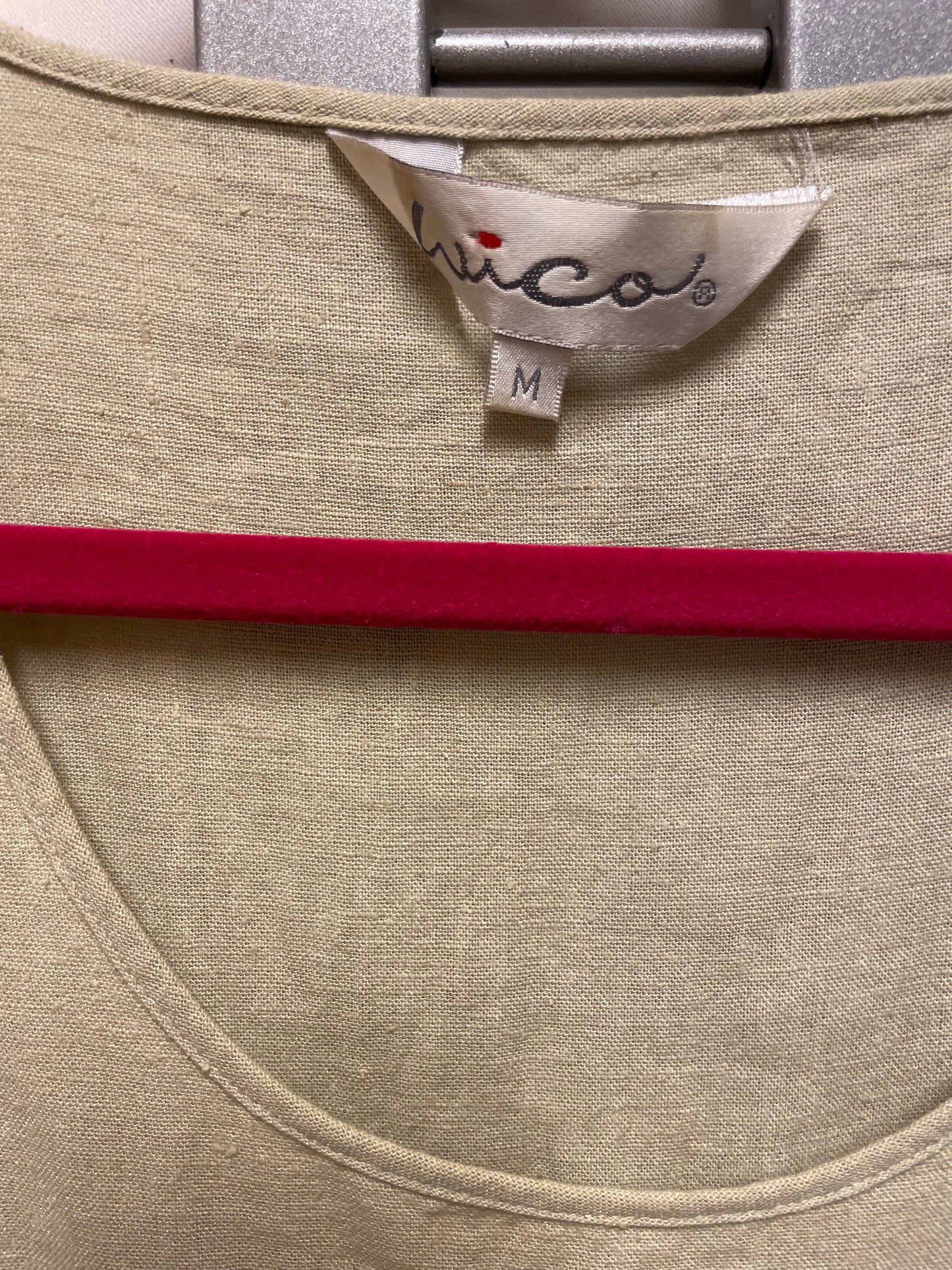 ♻️Lang beige Linkjole strl M