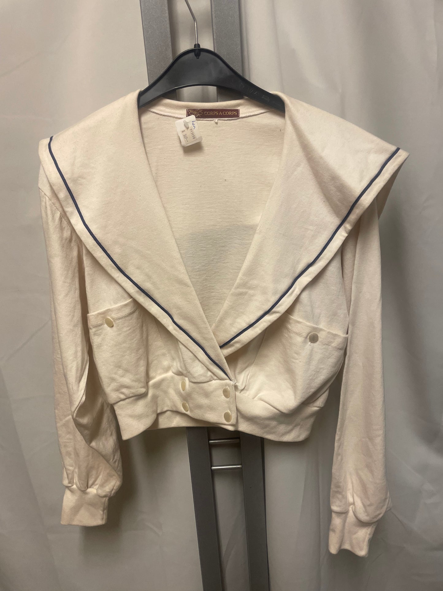 🆕Vintage kort genser/jakke ca str M
