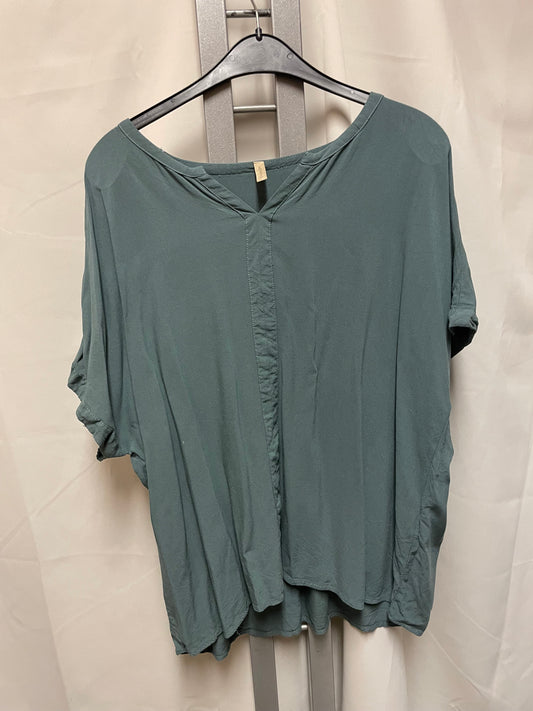 ♻️topp T-skjorte i grønn/grå farge. Strl XXL