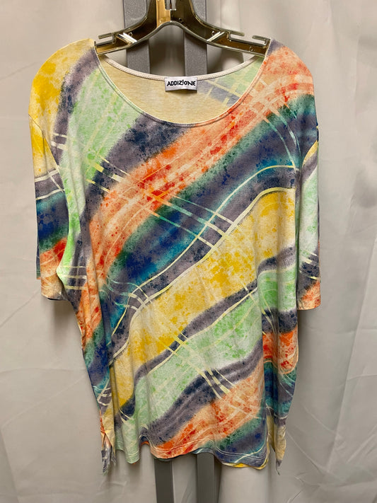 ♻️Fargerik T-skjorte Plussize strl 48. Fra Addizone