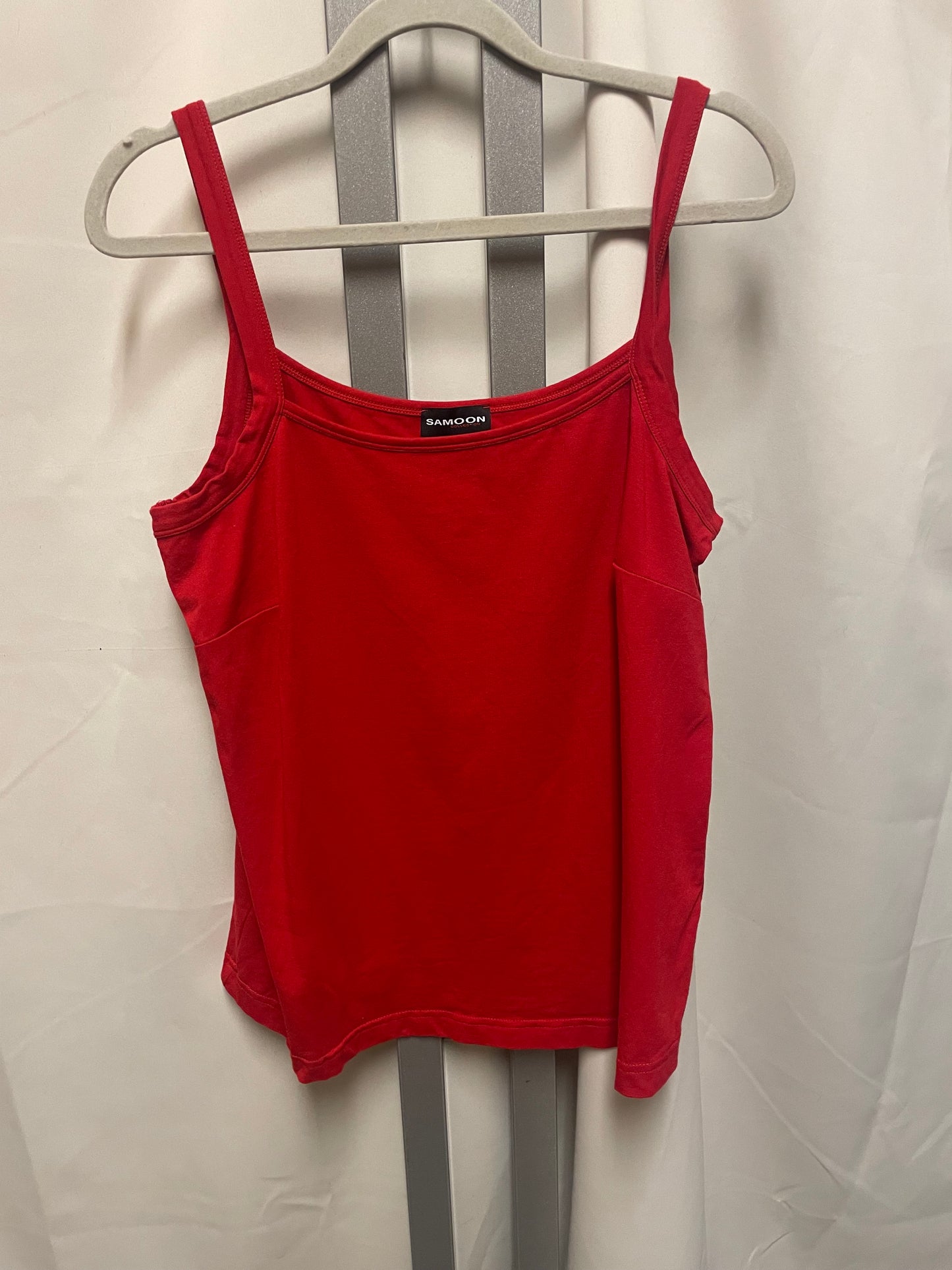 ♻️Rød singlet strl 42 i 95% bomull