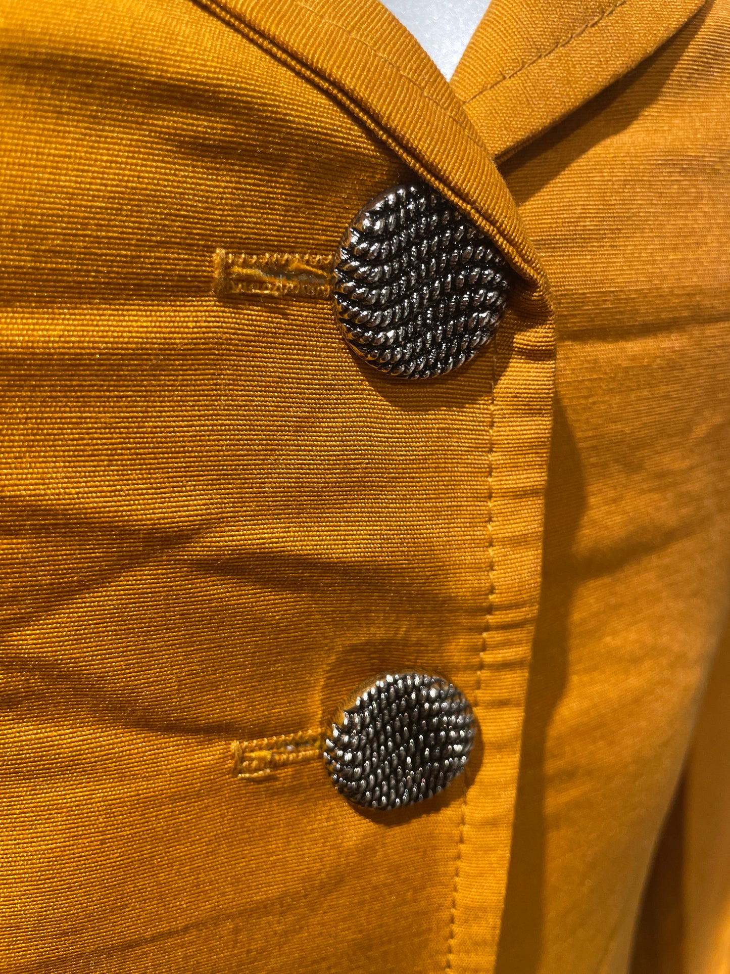 🆕 Unik Vintage kjole, oransje, str M og L- Helt Ny fra nedlagt butikk!