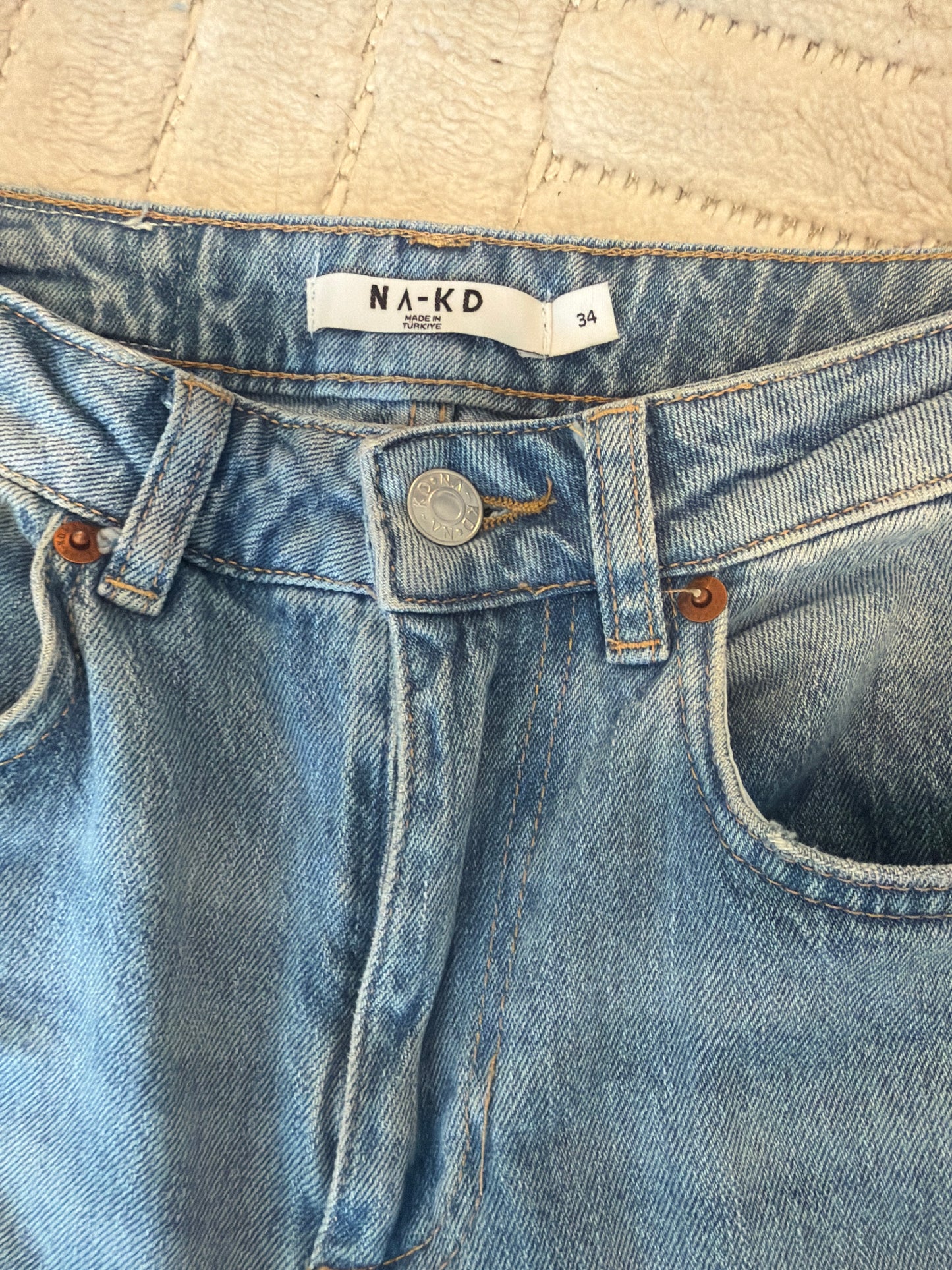 Jeans fra NAKD strl 34 med vide ben