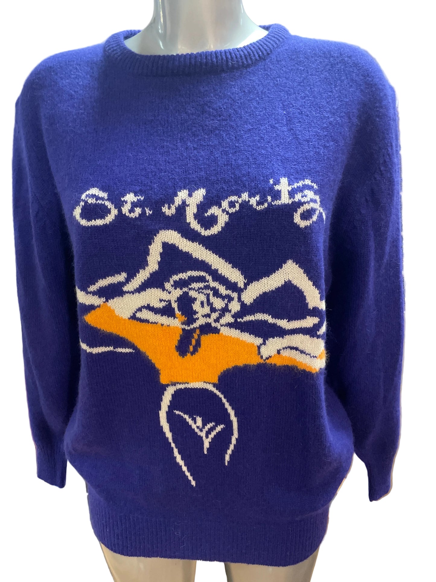 🆕Lilla Vintage angora ullgenser -str 2 ca M. Tilstand: Ny fra nedlagt butikk!