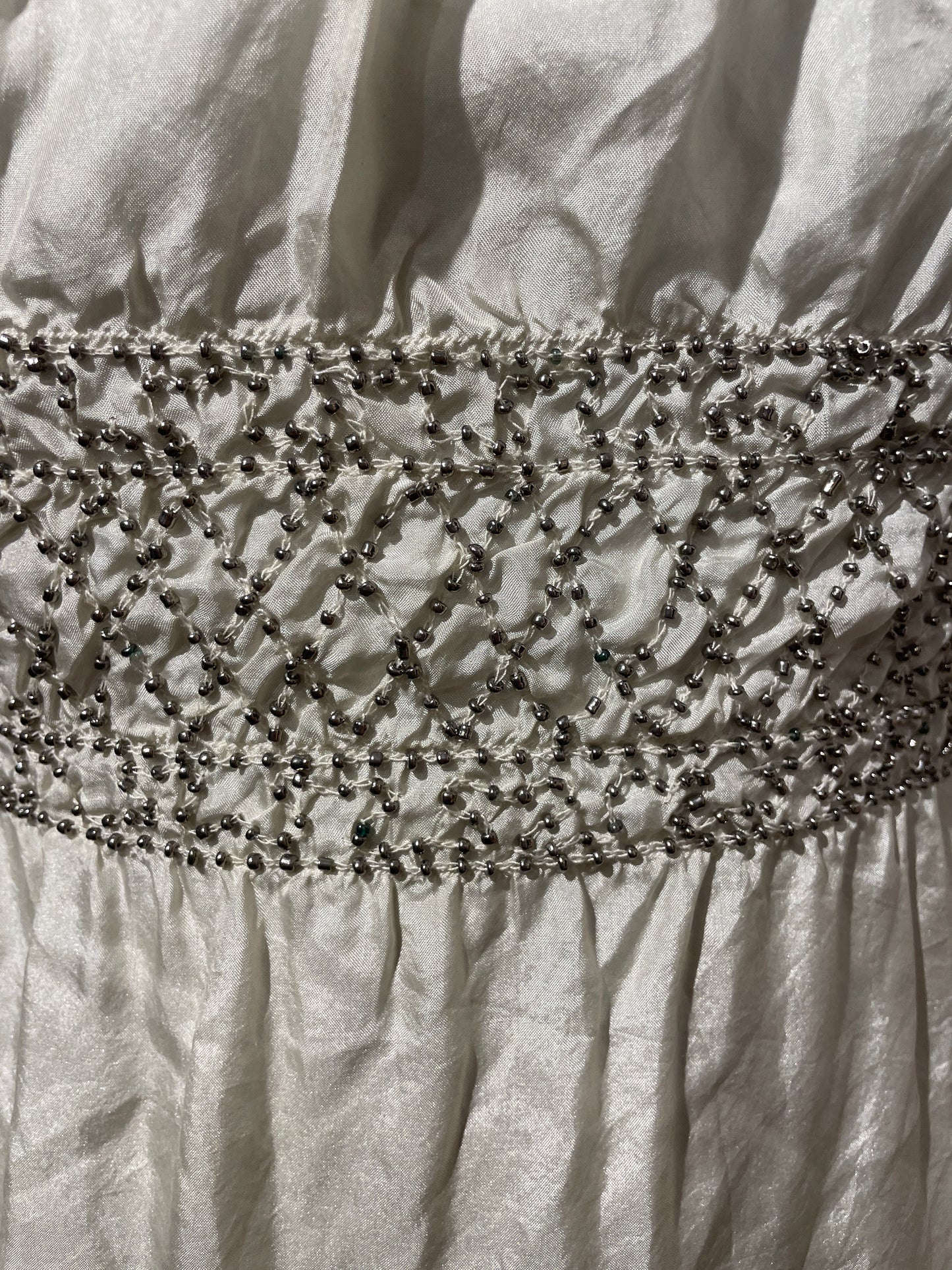 ♻️Silkekjole fra Lisbeth Dahl- str S/M med knyting. Tilstand: Veldig god; ingen hull, flekker eller synlig slitasje