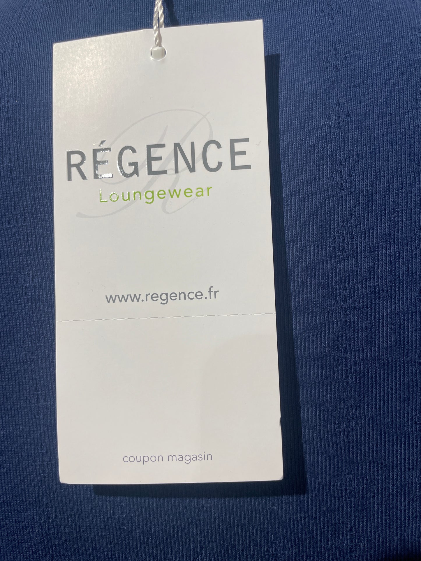 🆕 pysjamas blå todelt fra Regence. Str 42. 100% bomull. Ny med merkelappen på fra nedlagt butikk!