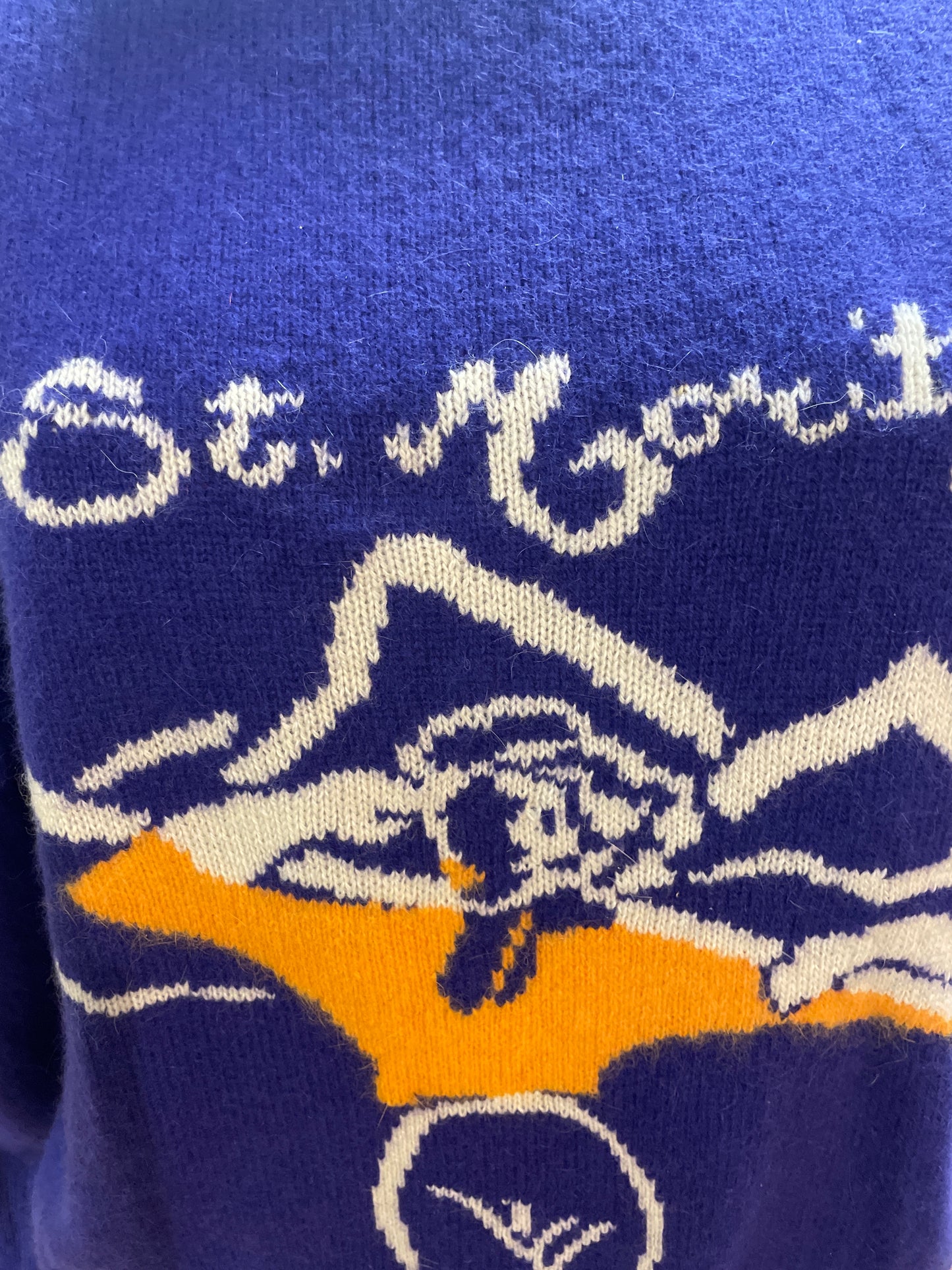 🆕Lilla Vintage angora ullgenser -str 2 ca M. Tilstand: Ny fra nedlagt butikk!