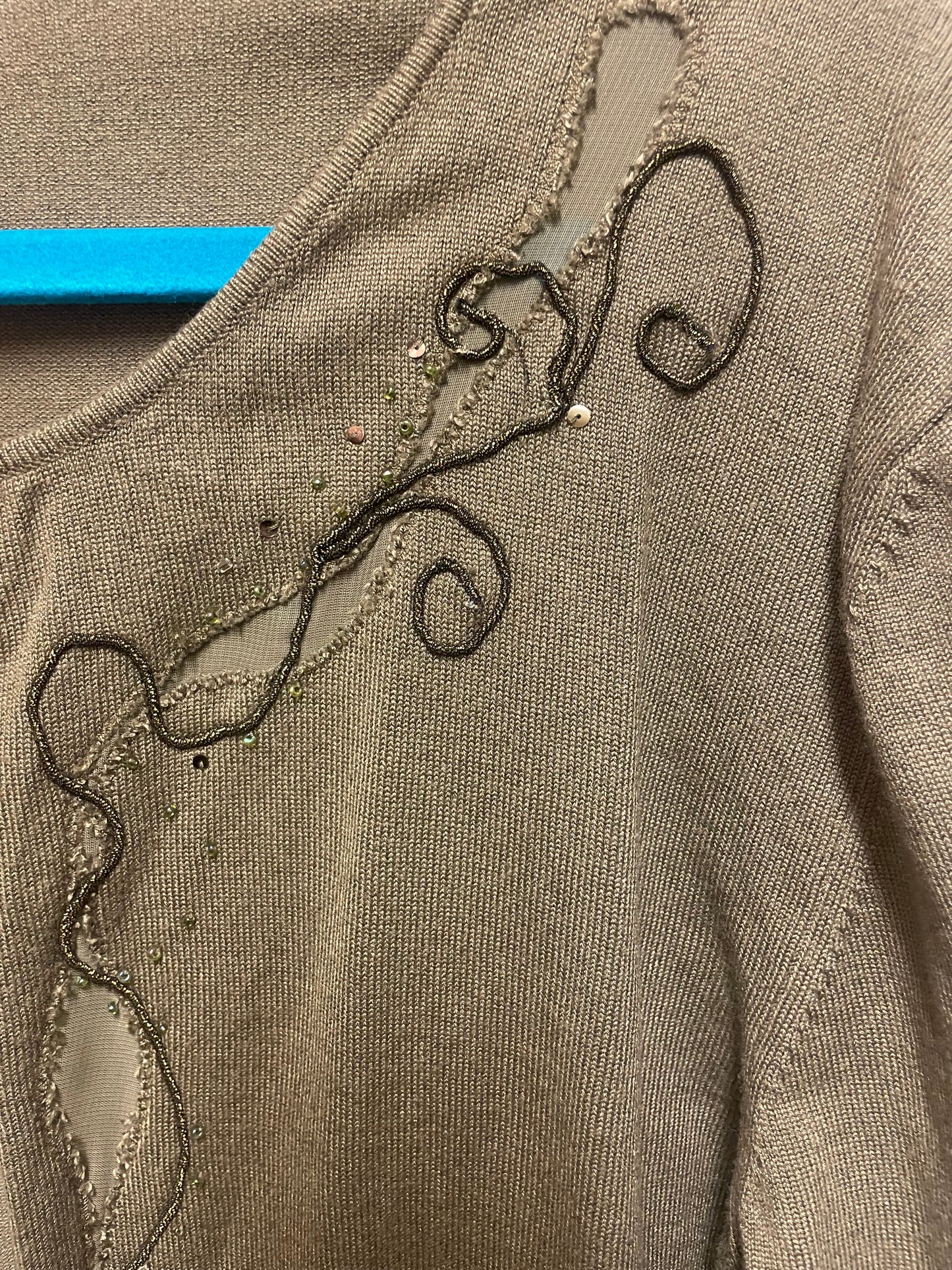 ♻️beige cardigan fra Carla F strl XXL