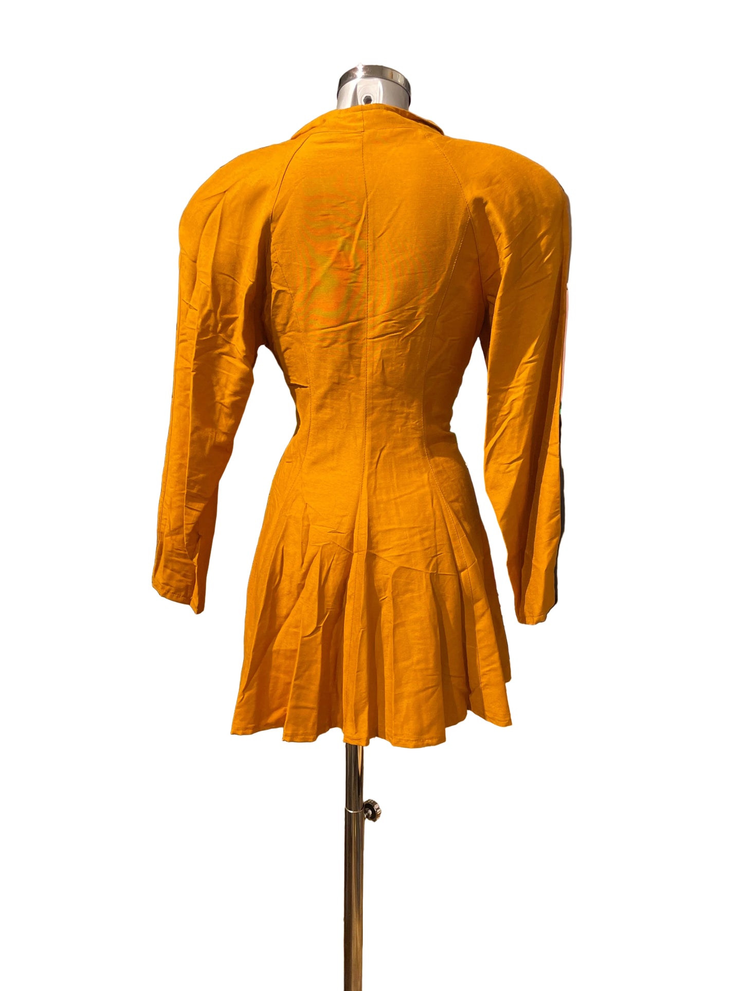 🆕 Unik Vintage kjole, oransje, str M og L- Helt Ny fra nedlagt butikk!