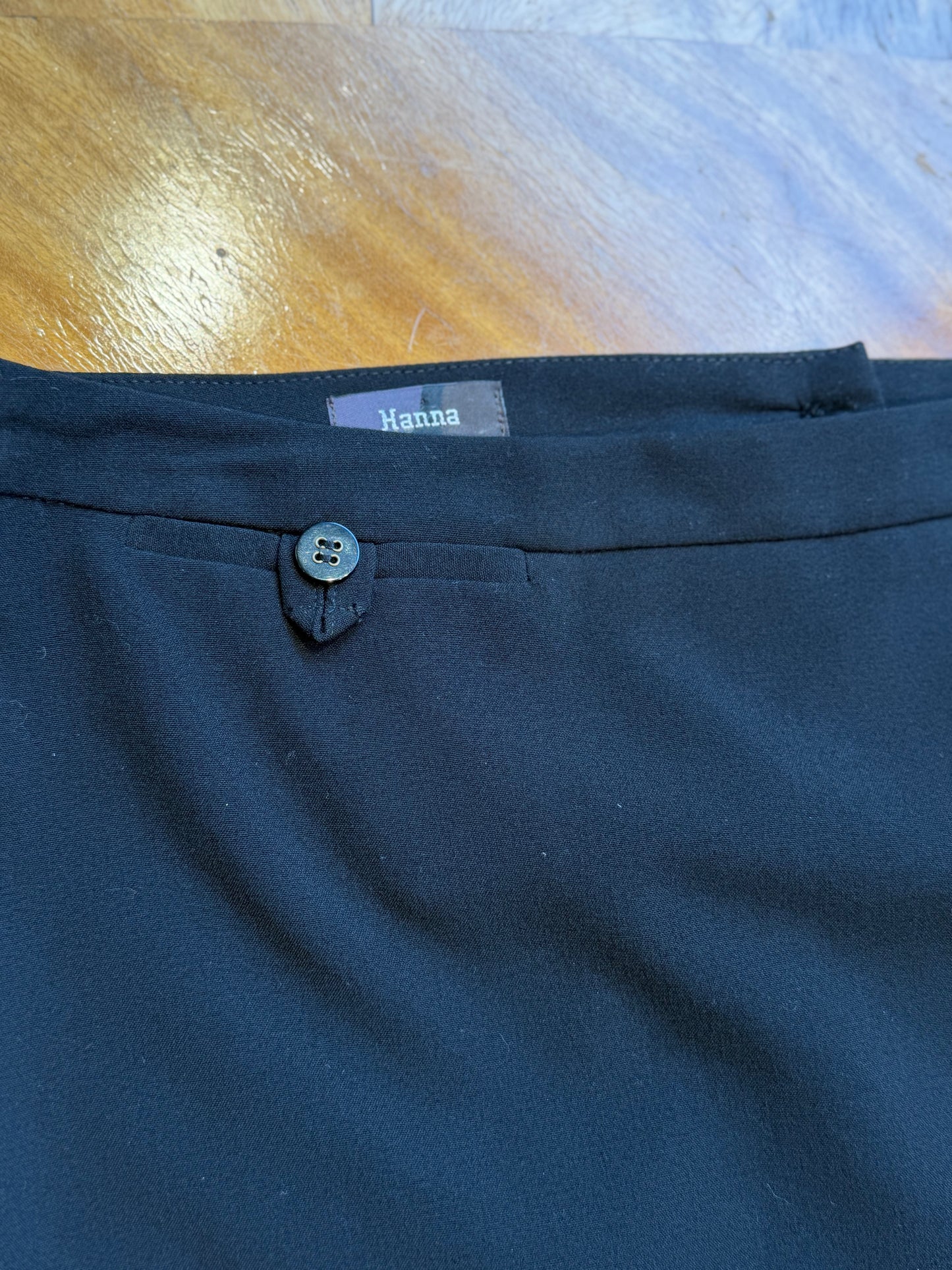 Vintage Hanna svart skjørt strl 40
