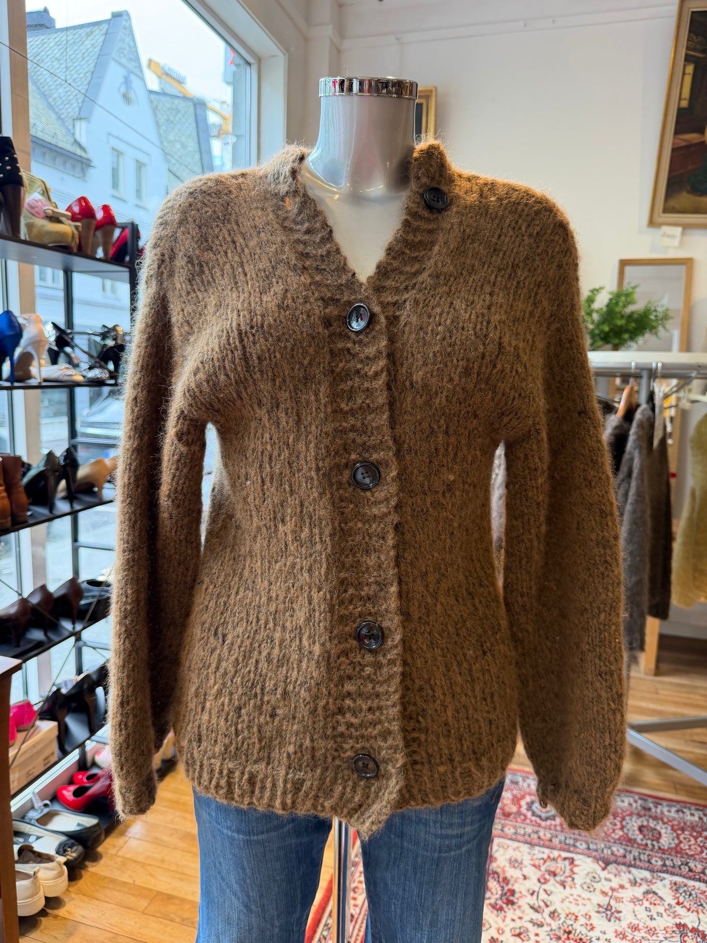 Dorte Skappel garn– cardigan i lammeull strl s/m