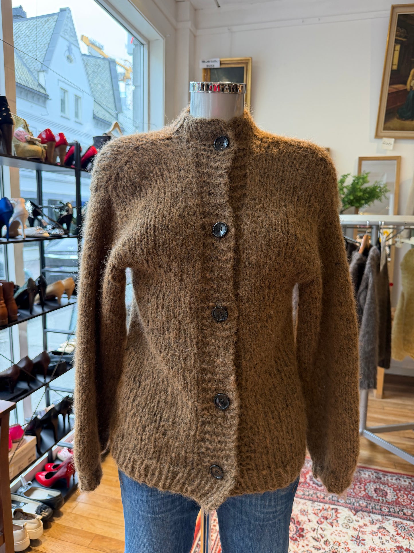 Dorte Skappel garn– cardigan i lammeull strl s/m