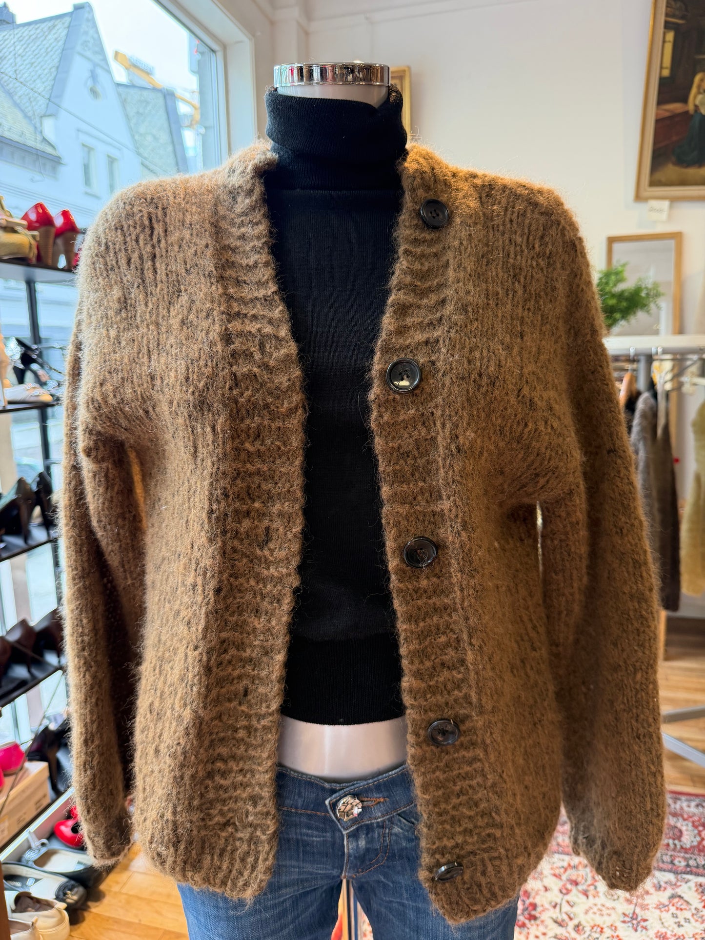 Dorte Skappel garn– cardigan i lammeull strl s/m