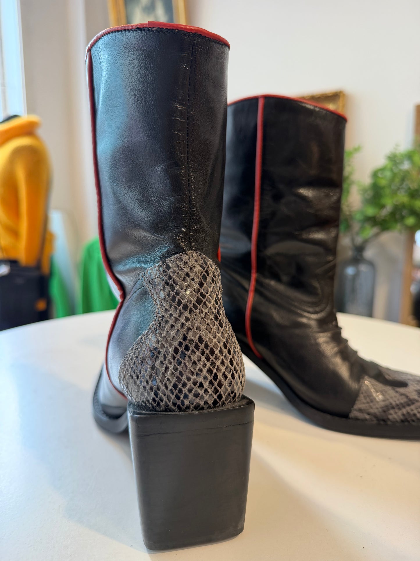 Vintage skinnboots Y2K