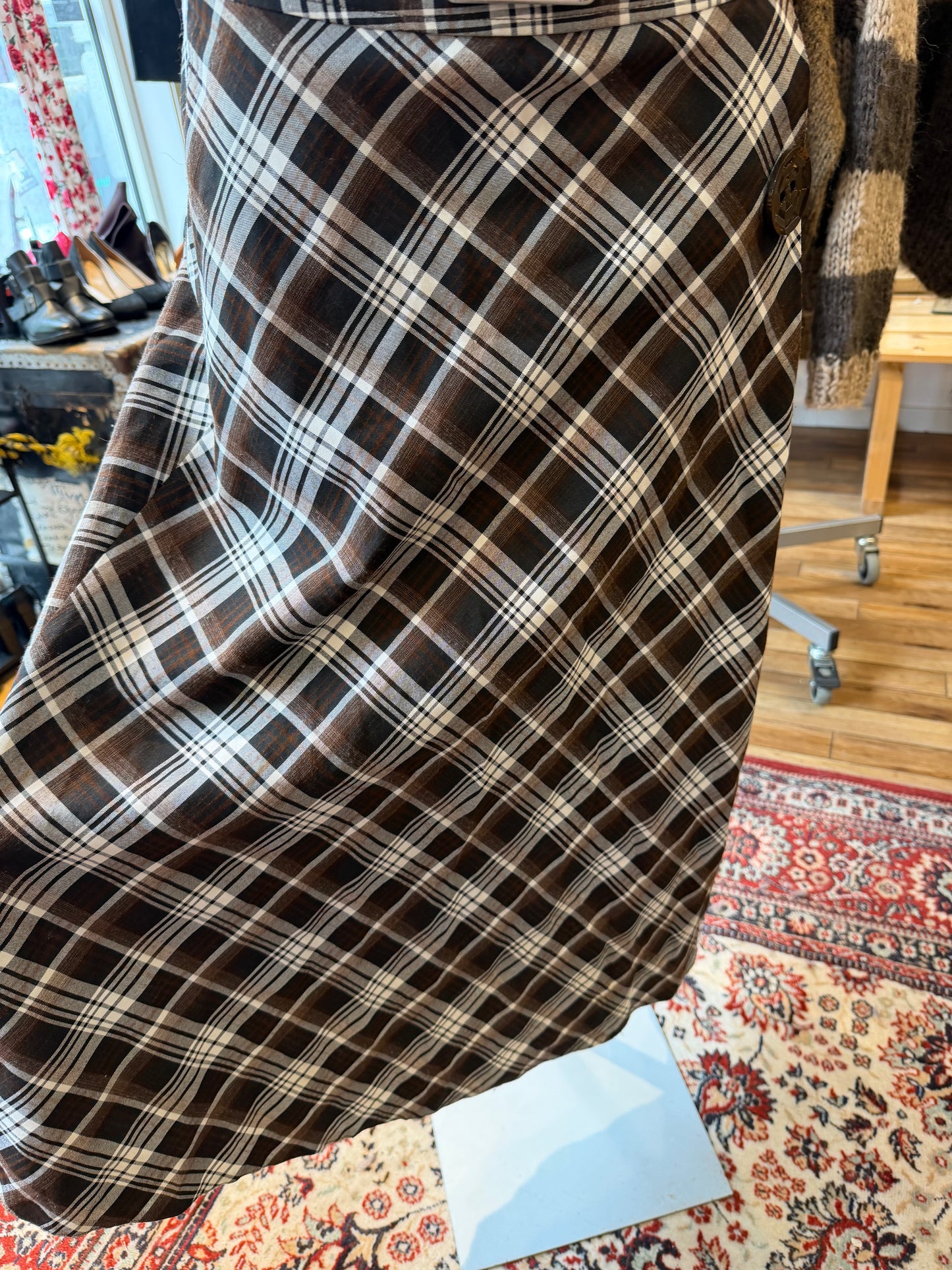 Vintage skjørt med belte