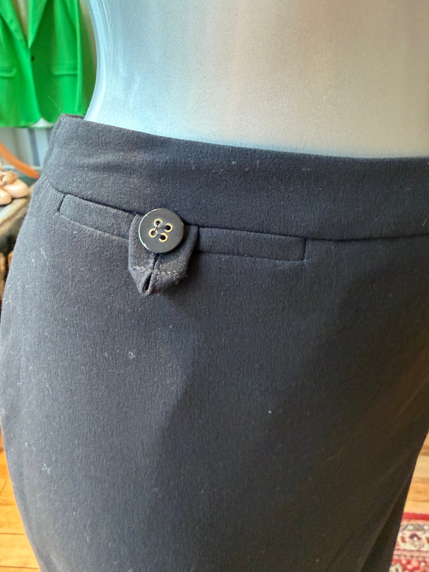 Vintage Hanna svart skjørt strl 40