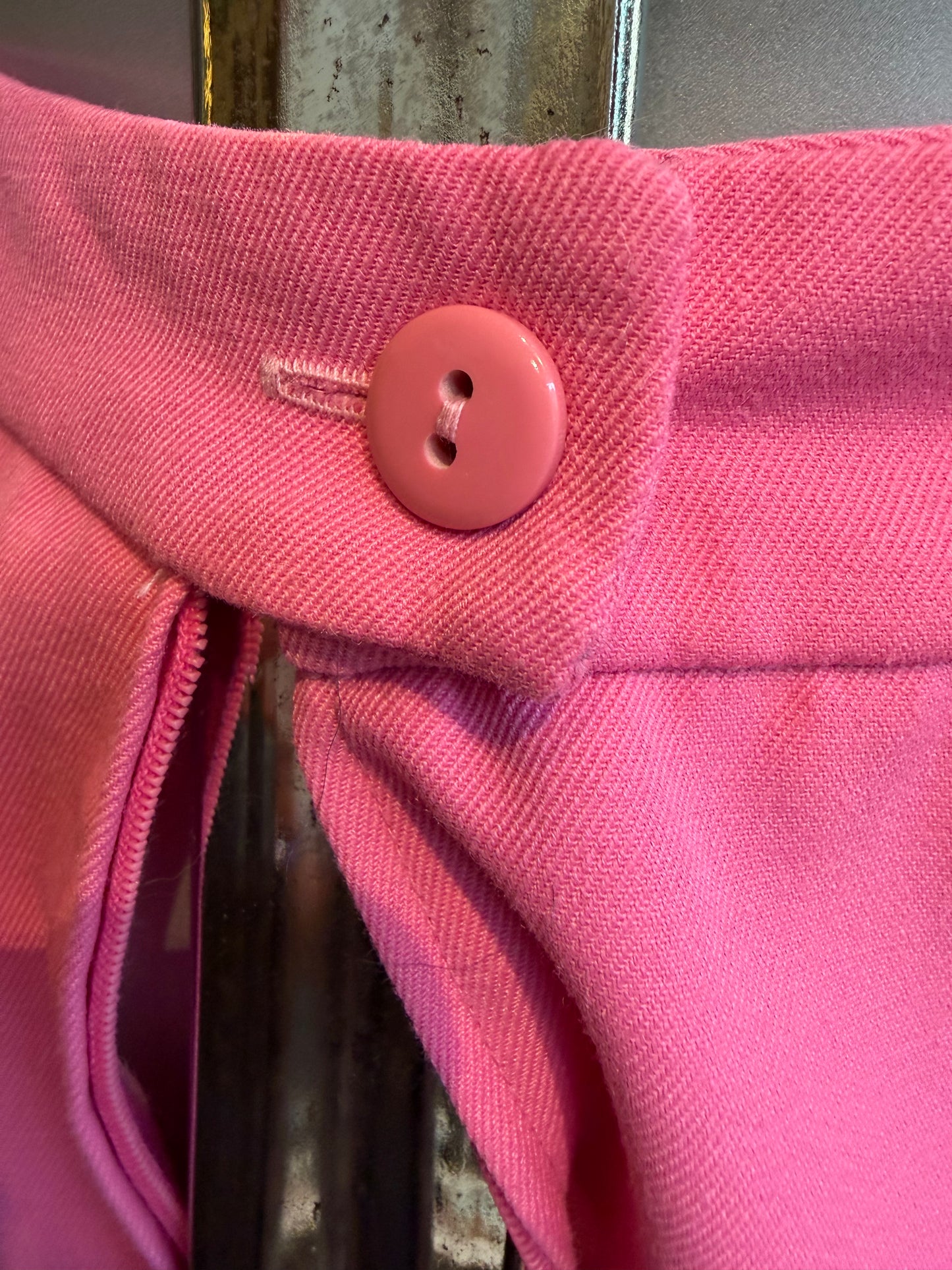 Rosa vintageskjørt kort strl38 (liten, ca 36)