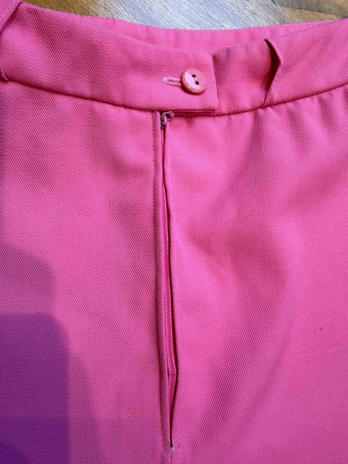 Rosa vintageskjørt kort strl38 (liten, ca 36)