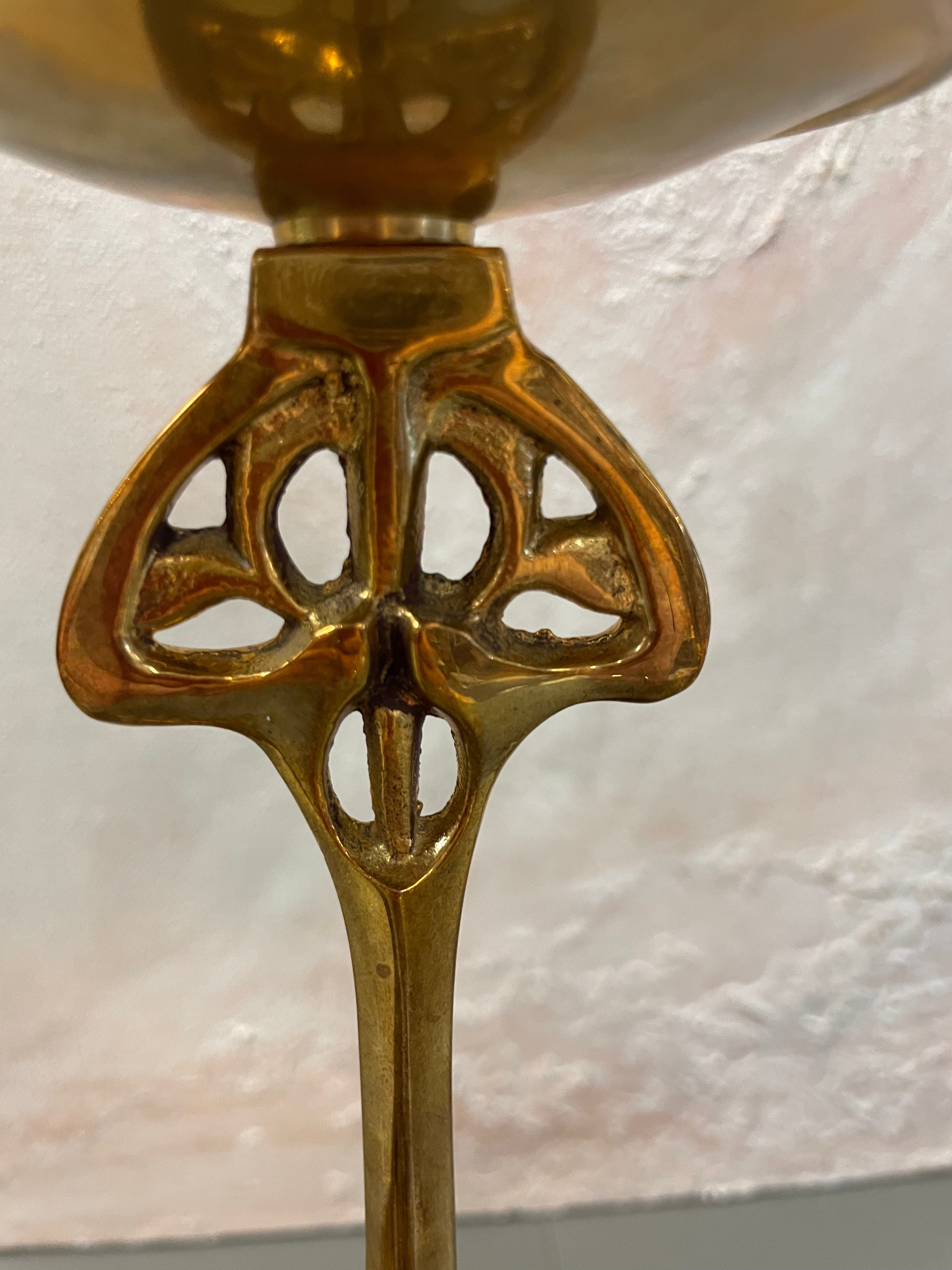 Lysestaker i Art Nouveau stil