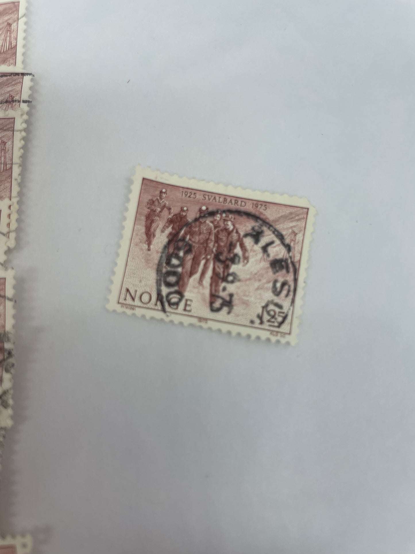 Norge 1925 Svalbard 1975. Selges pr stk