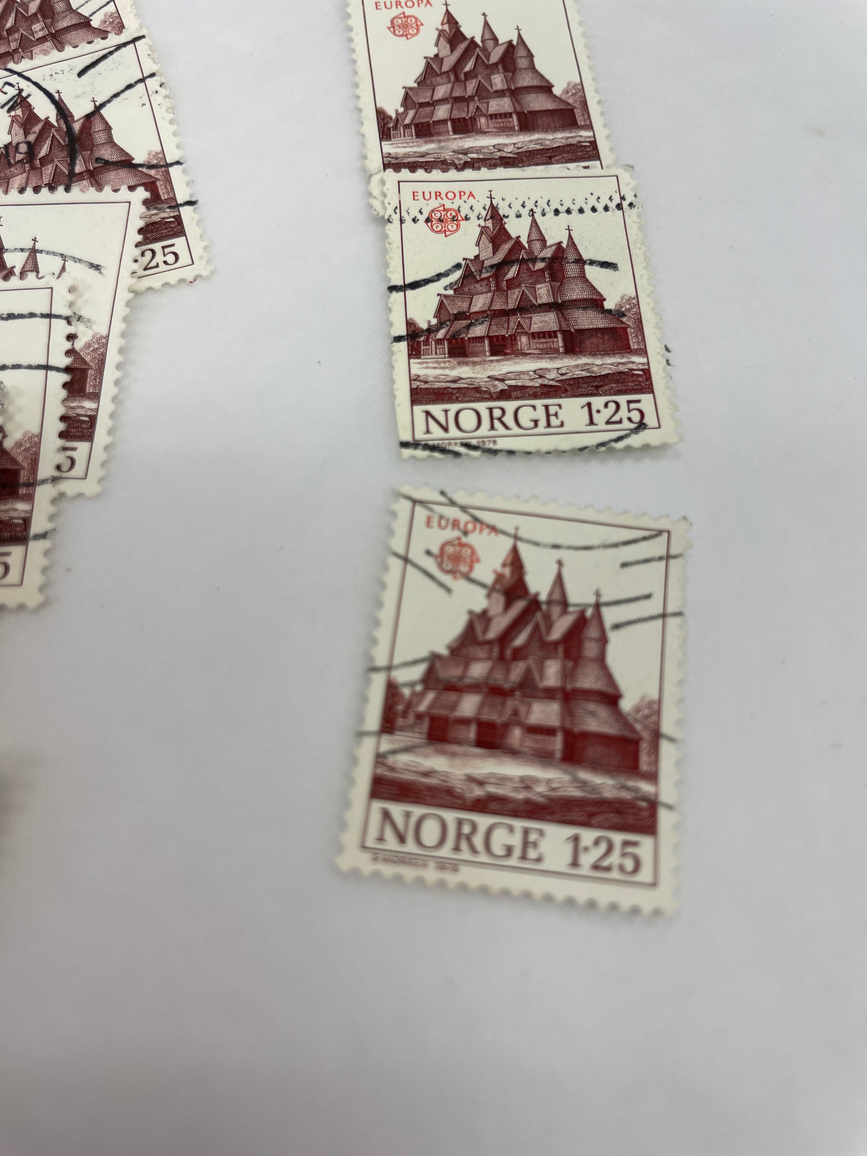 Norge frimerke selges pr stk