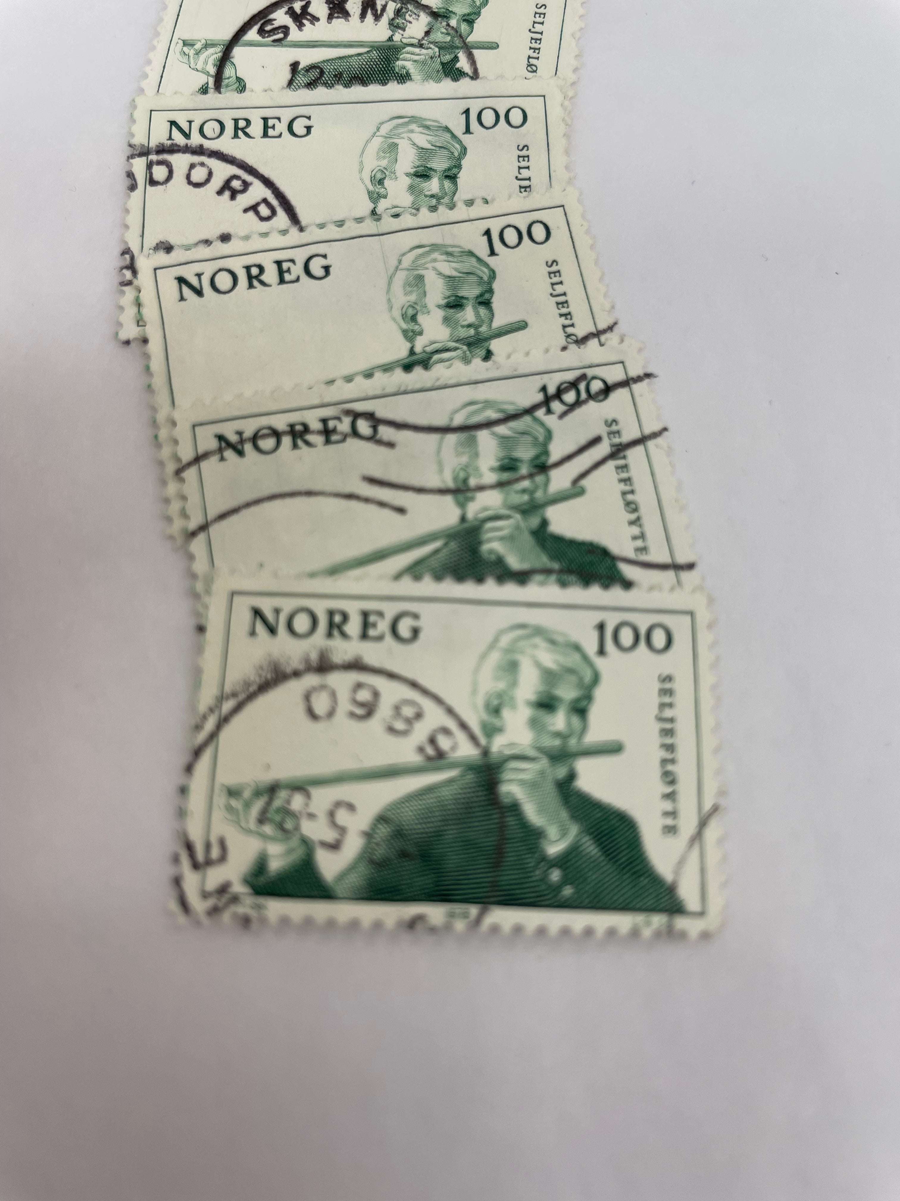 Norge Noreg seljefløyte 100 øre selges pr stk