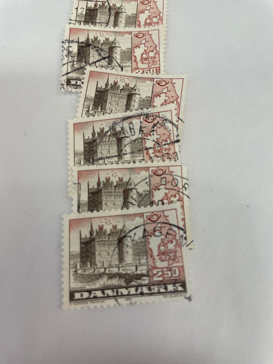 Danmark frimerke selges pr stk