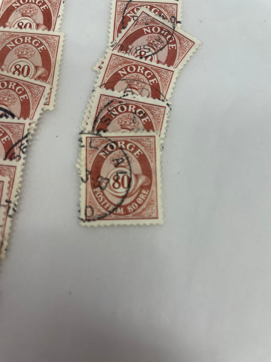 Norge 80 øre selges pr stk