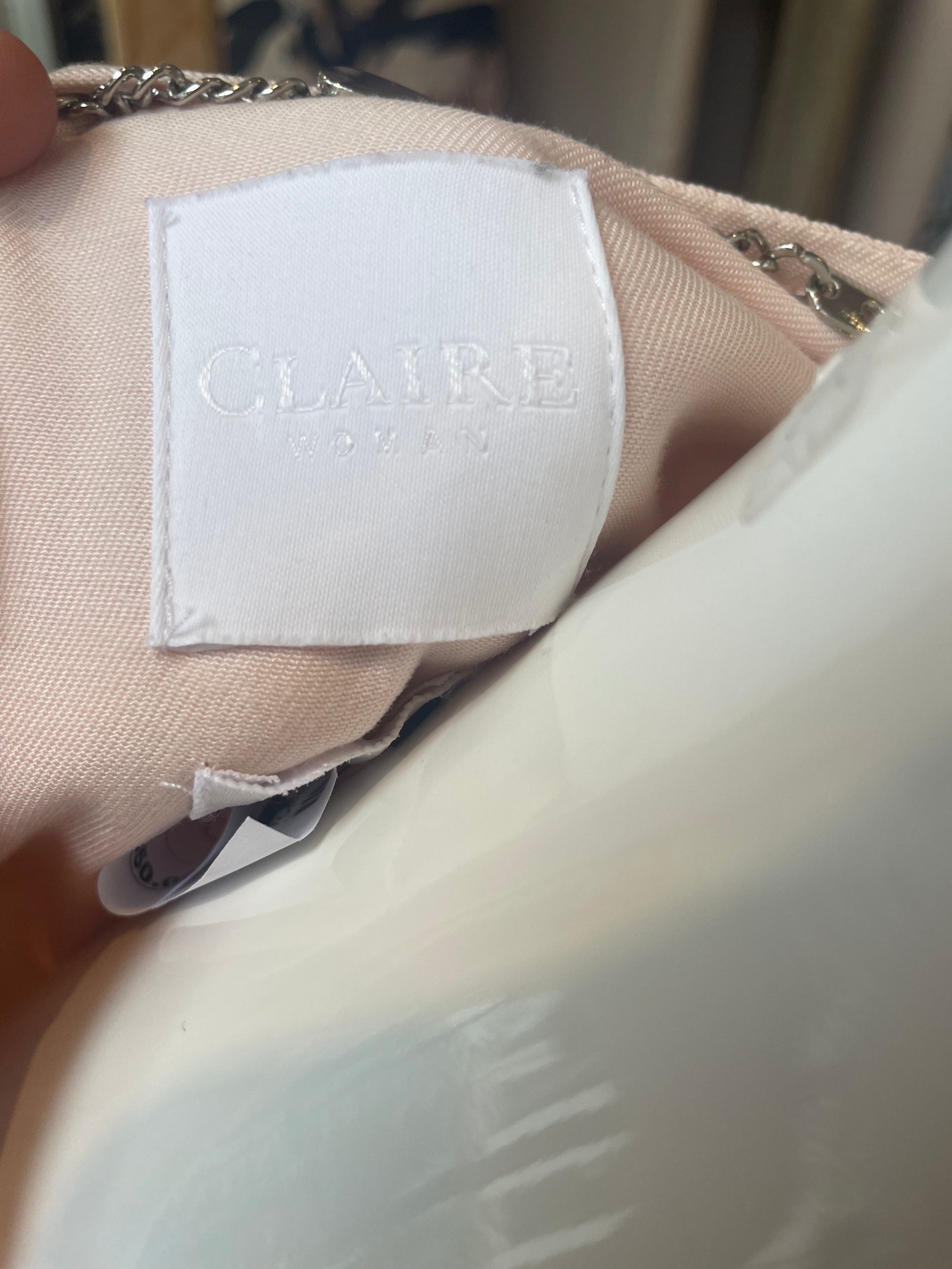 Claire sommerjakke pastell rosa M knytebelte